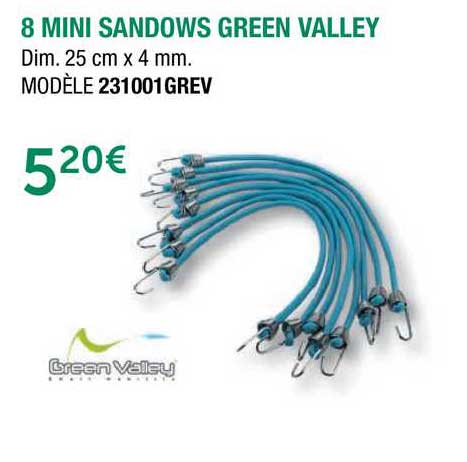 8 mini sandows green valley