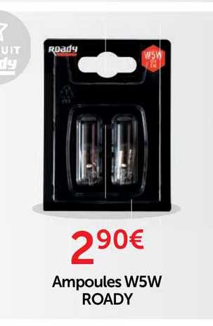 ampoules w5w roady