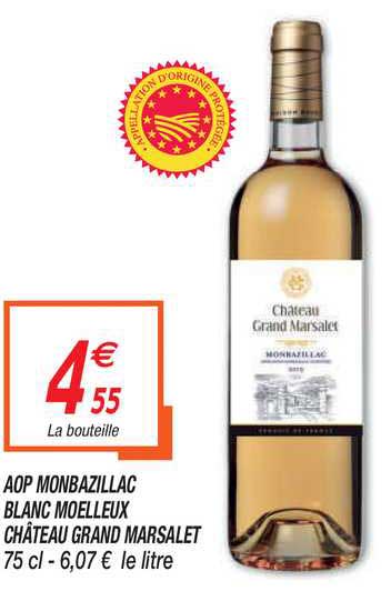 aop monbazillac blanc moelleux château grand marsalet