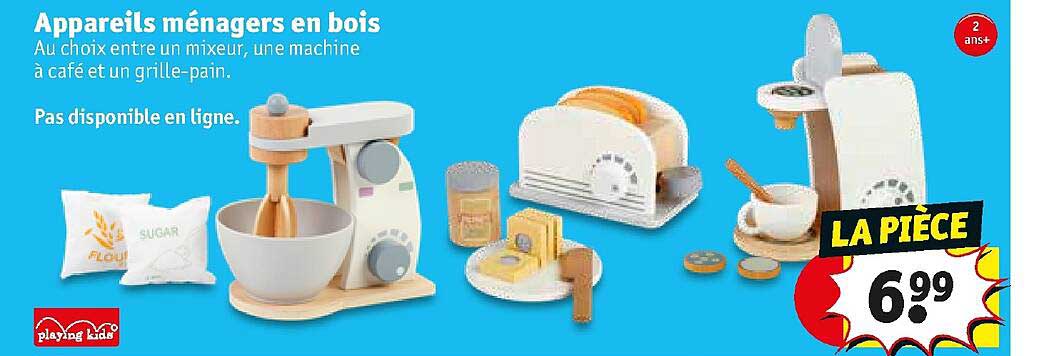 appareil ménagers en bois playing kids