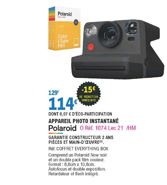 Appareil Photo Instantané Polaroid