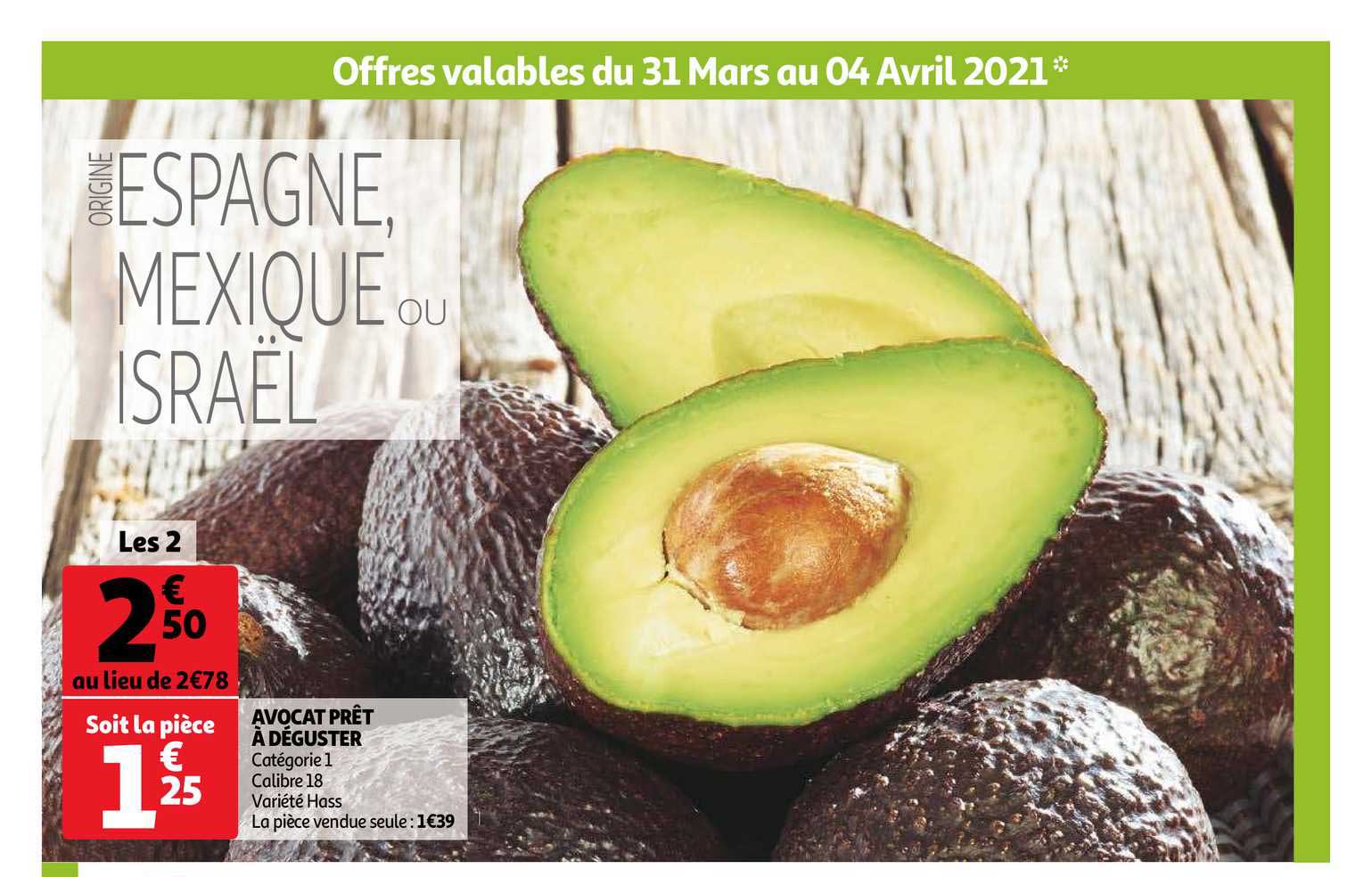 Avocat Hass Prêt à Déguster