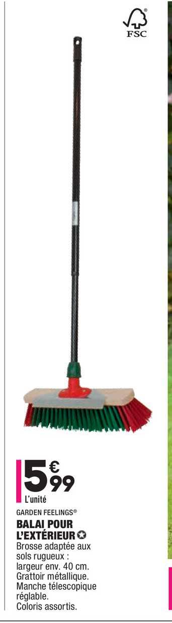 balai pour l'extérieur garden feelings
