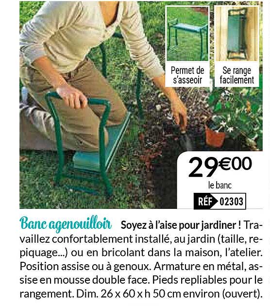 banc agenouilloir