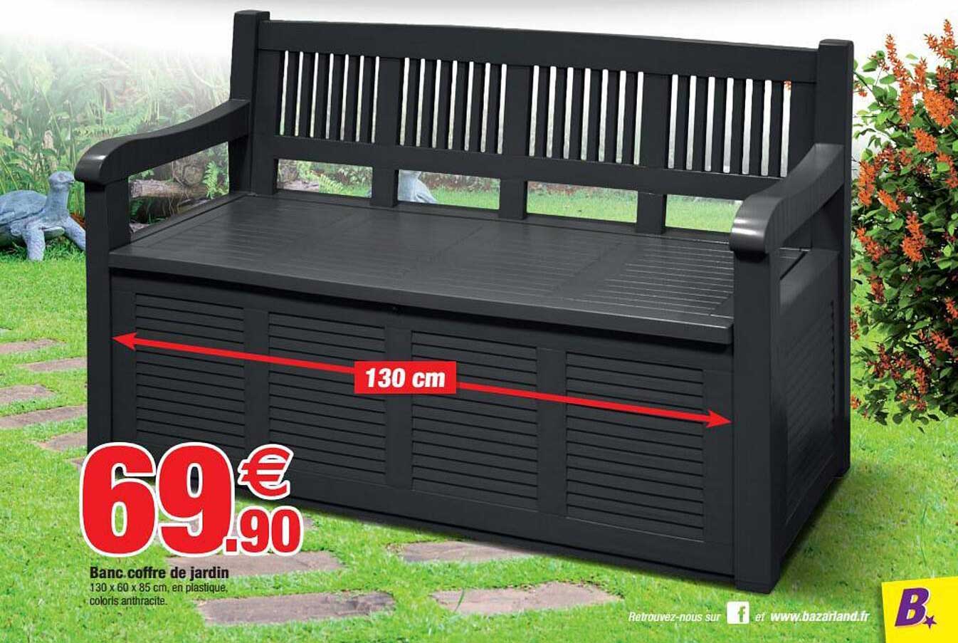 Banc Coffre De Jardin