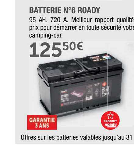 batterie n° 6 roady