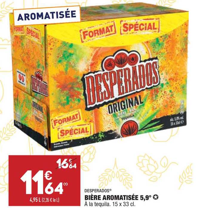 bière aromatisée 5,9° desperados