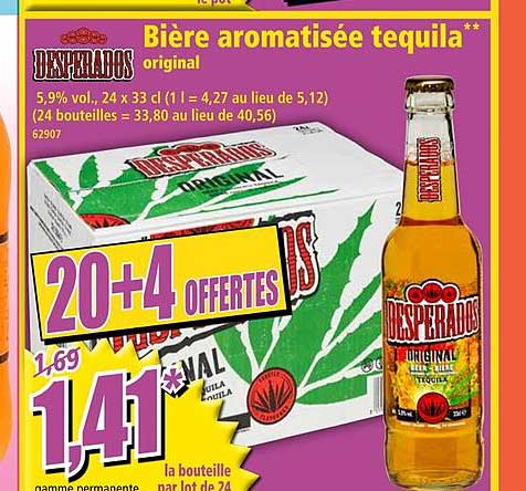 Bière Aromatisée Tequila Original Desperados