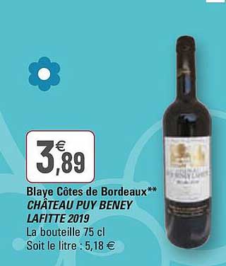 blaye côtes de bordeaux château puy beney