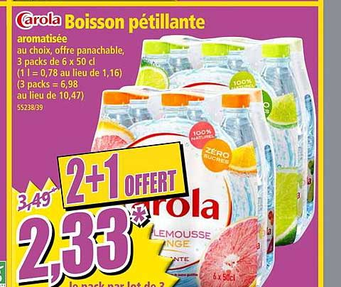 Boisson Pétillante Carola