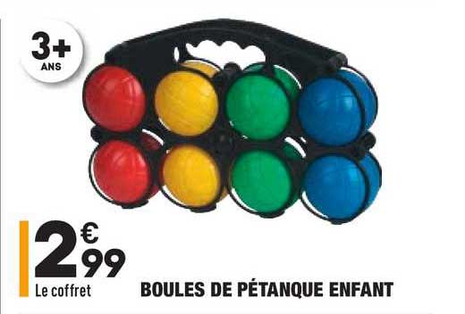 boules de pétanque enfant