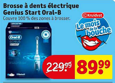 brosse à dents électrique genius start oral-b kruidvat