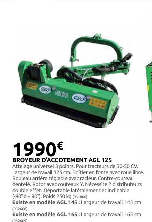 broyeur d'accotement agl 125