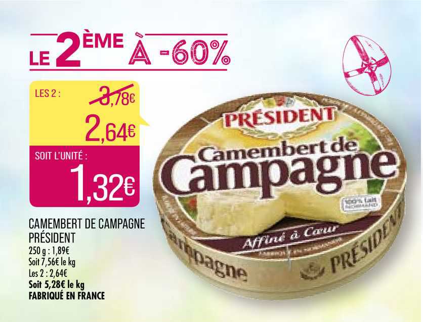 Camembert De Campagne Président