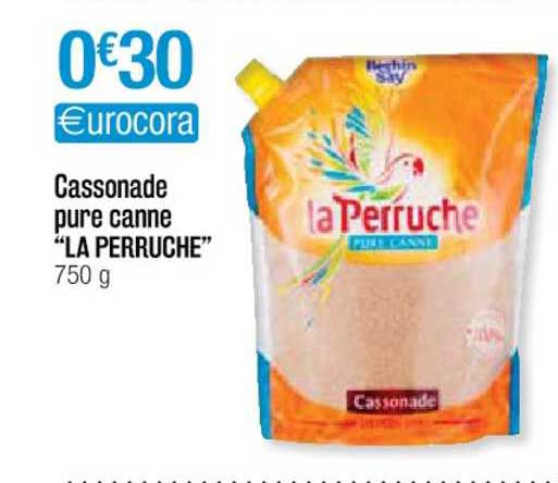 cassonade pure canne "la perruche"