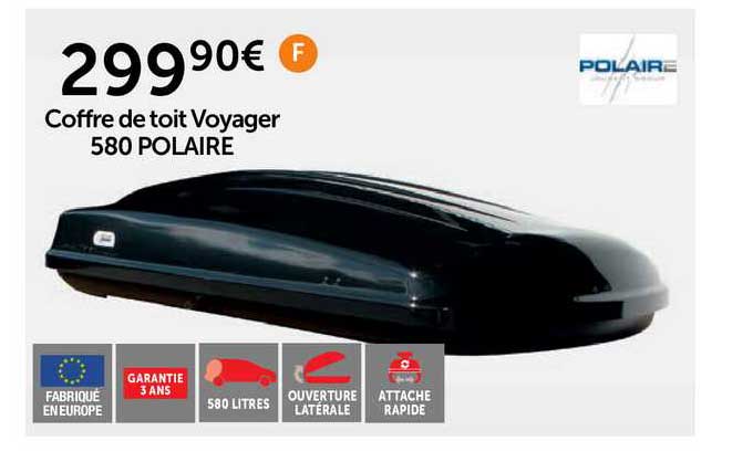 coffre de toit voyager 580 polaire