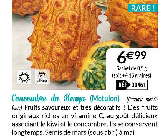 Concombre Du Kenya (metulon)