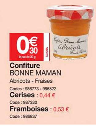 confiture bonne maman