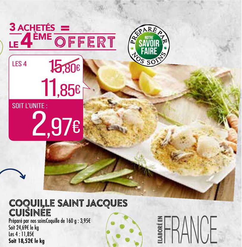 coquille saint jacques cuisinée