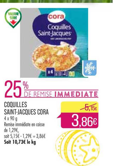 Coquilles Saint-jacques Cora