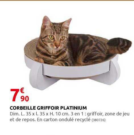 Corbeille Griffoir Platinium