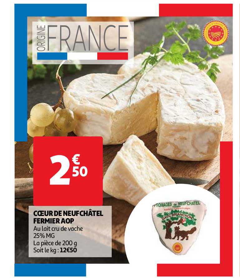 Cœur De Neufchâtel Fermier Aop