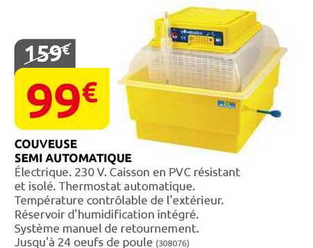 couveuse semi automatique