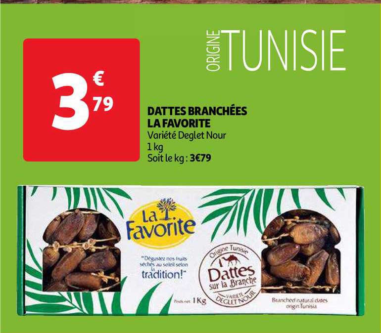 dattes branchées la favorite