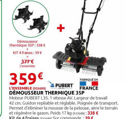 démousseur thermique 35p pubert