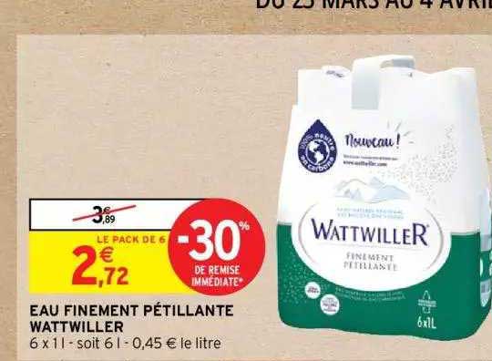 eau finement pétillante wattwiller