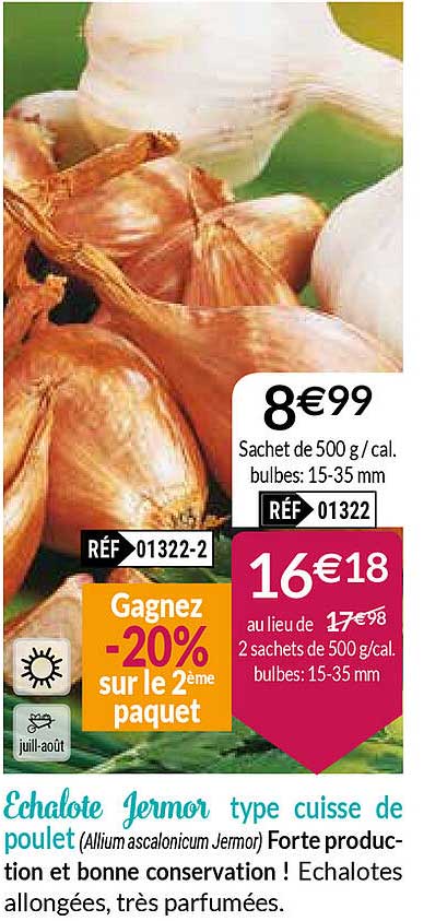 echalote jermor types cuisse de poulet