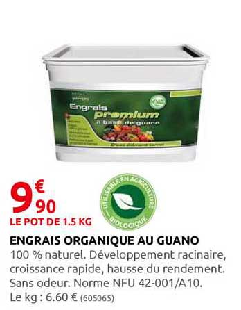 Engrais Organique Au Guano