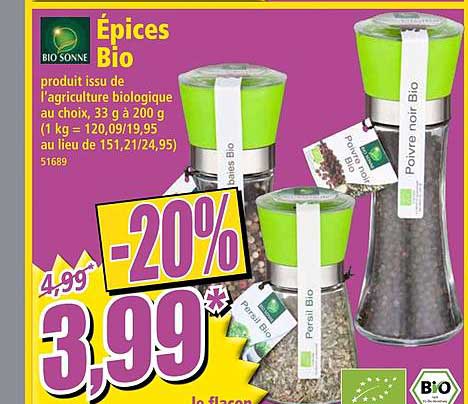 épices bio bio sonne