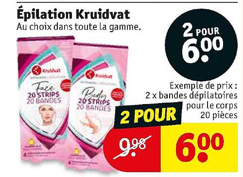 épilation Kruidvat
