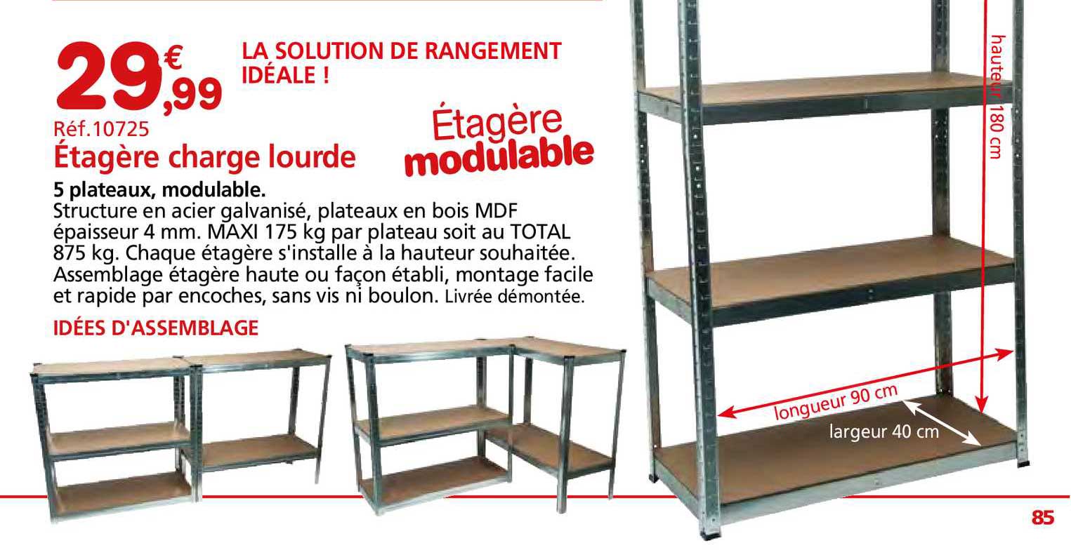 étagère charge lourde