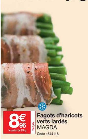 fagots d'haricots verts lardés magda