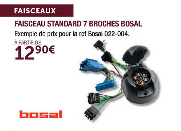 faisceau standard 7 broches bosal