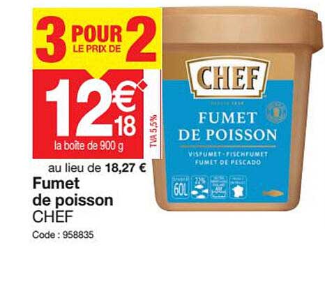 fumet de poisson chef