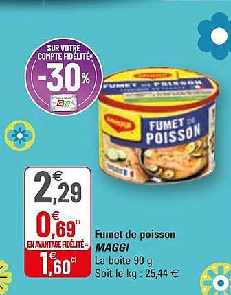 fumet de poisson maggi