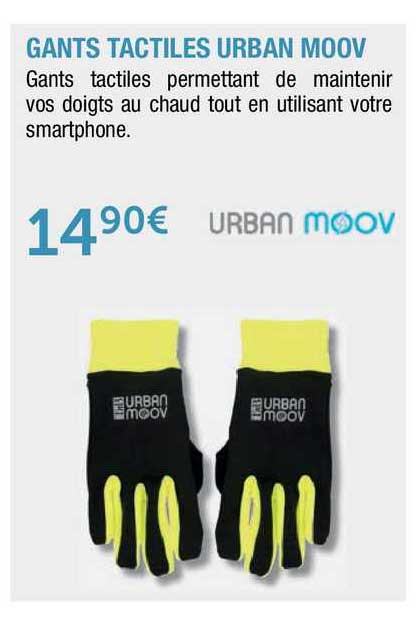 gants tactiles urban moov