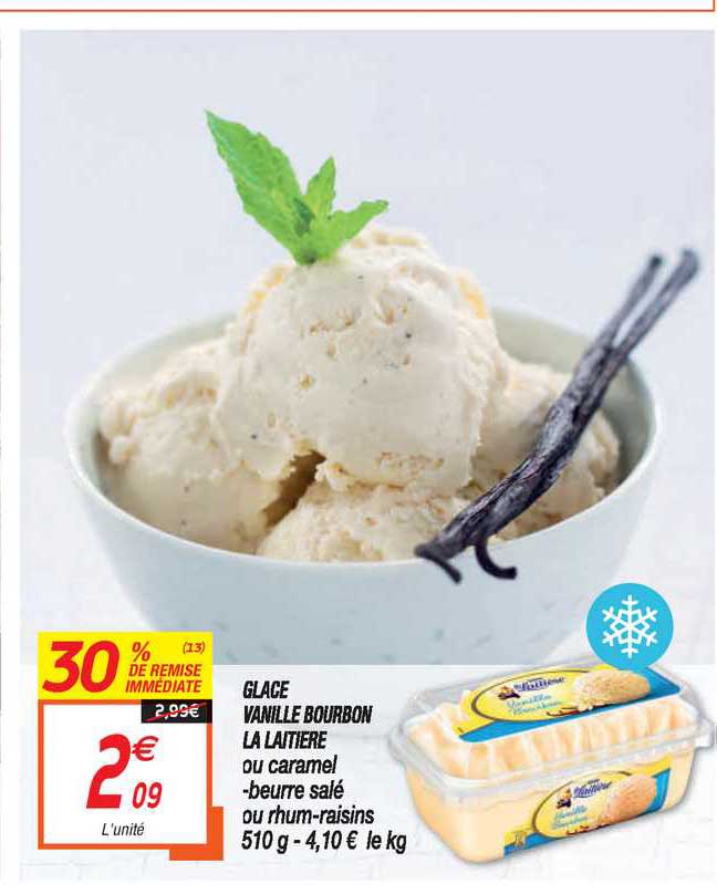 Glace Vanille Bourbon La Laitière