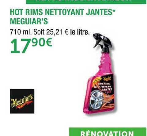 hot rims nettoyant jantes meguiar's