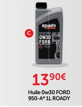 huile 0w30 ford 950-a* 1l roady