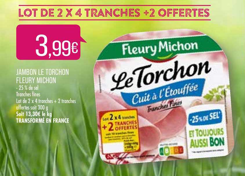 jambon le torchon fleury michon