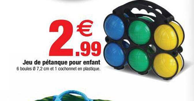 jeu de pétanque pour enfant