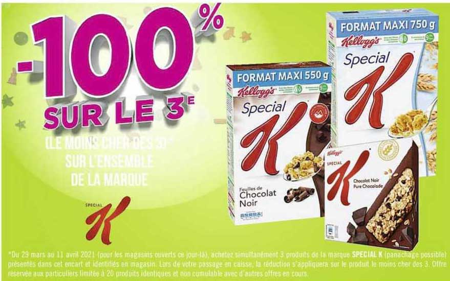 l'ensemble de la marque kellogg's