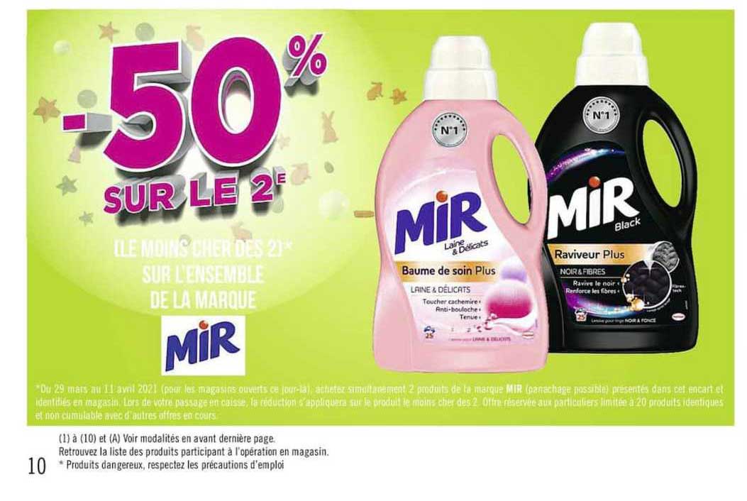 l'ensemble de la marque mir