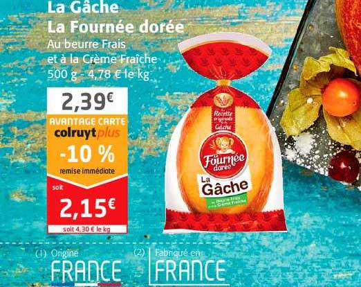 la gâche la fournée dorée