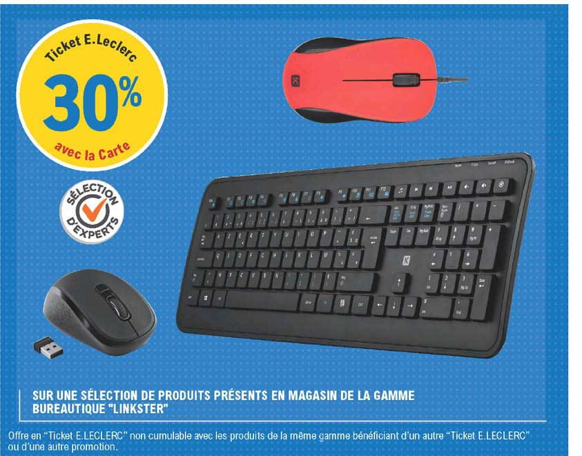 la gamme bureautique "linkster"