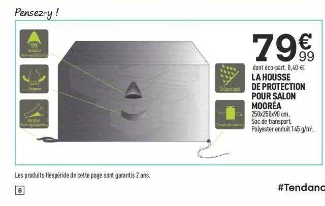 La Housse De Protection Pour Salon Mooréa